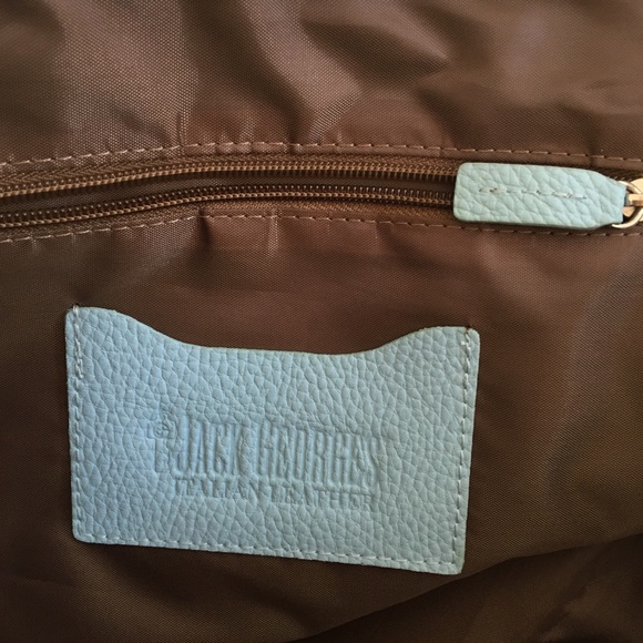 Jack George large blue leather tote - Picture 11 of 12